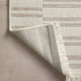 Amber Lewis x Loloi Malibu Ivory / Dove Rug