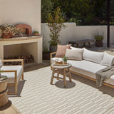 Amber Lewis x Loloi Malibu Ivory / Dove Rug