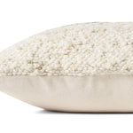 Amber Lewis x Loloi Marie Ivory / Camel 22'' x 22'' Cover Only Pillow White Cliff Studio Throw Pillows