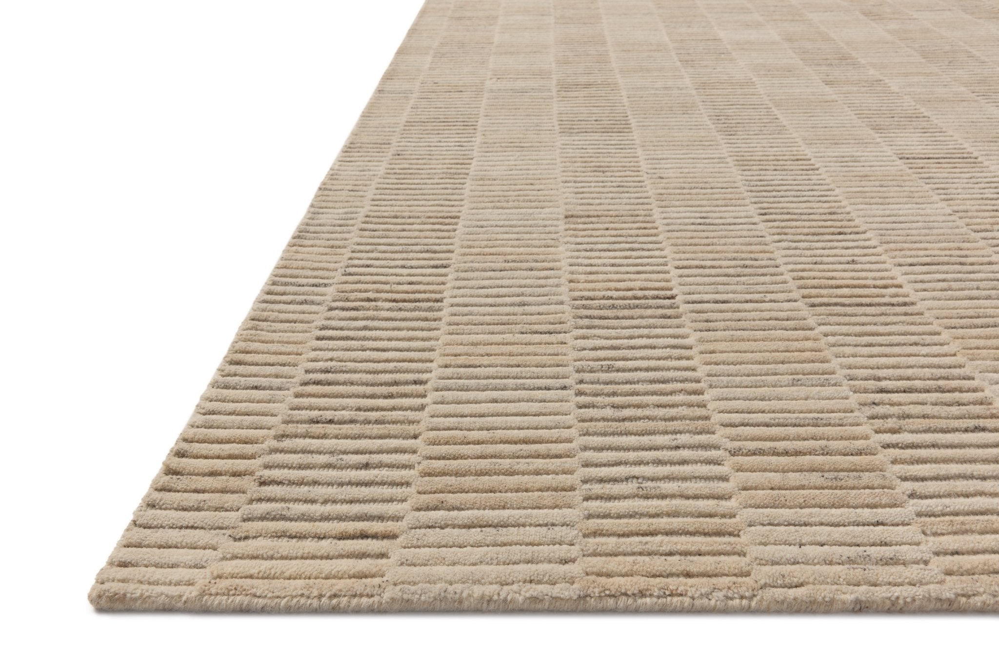 Amber Lewis x Loloi Marlowe Natural / Sand 11' - 6" x 15' Area Rug White Cliff Studio Area Rugs