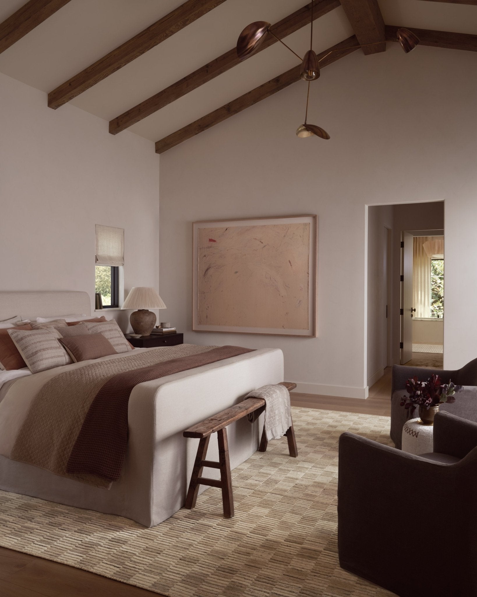 Amber Lewis x Loloi Marlowe Natural / Sand 11' - 6" x 15' Area Rug White Cliff Studio Area Rugs