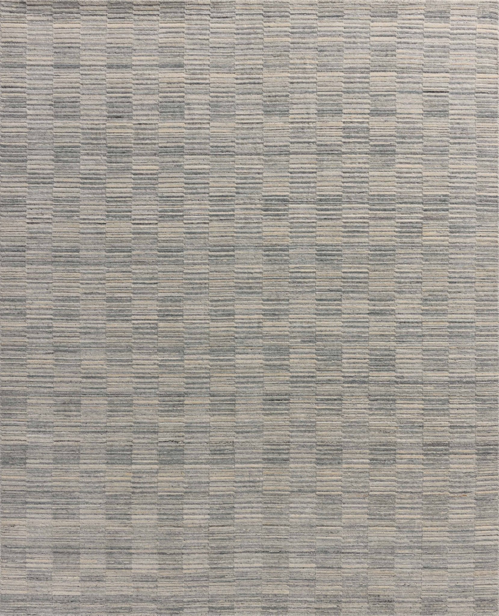 Amber Lewis x Loloi Marlowe Sky / Natural 11' - 6" x 15' Area Rug White Cliff Studio Area Rugs