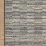 Amber Lewis x Loloi Marlowe Sky / Natural 11' - 6" x 15' Area Rug White Cliff Studio Area Rugs