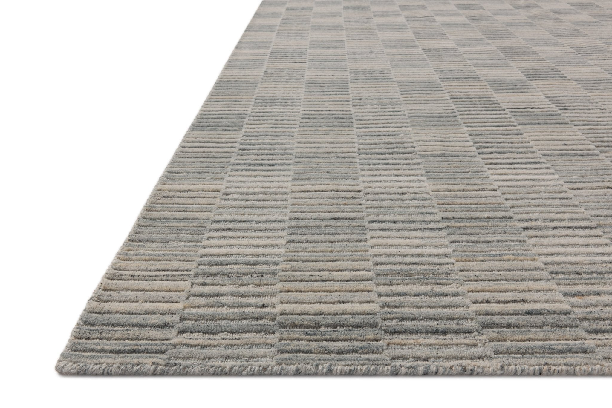 Amber Lewis x Loloi Marlowe Sky / Natural 11' - 6" x 15' Area Rug White Cliff Studio Area Rugs