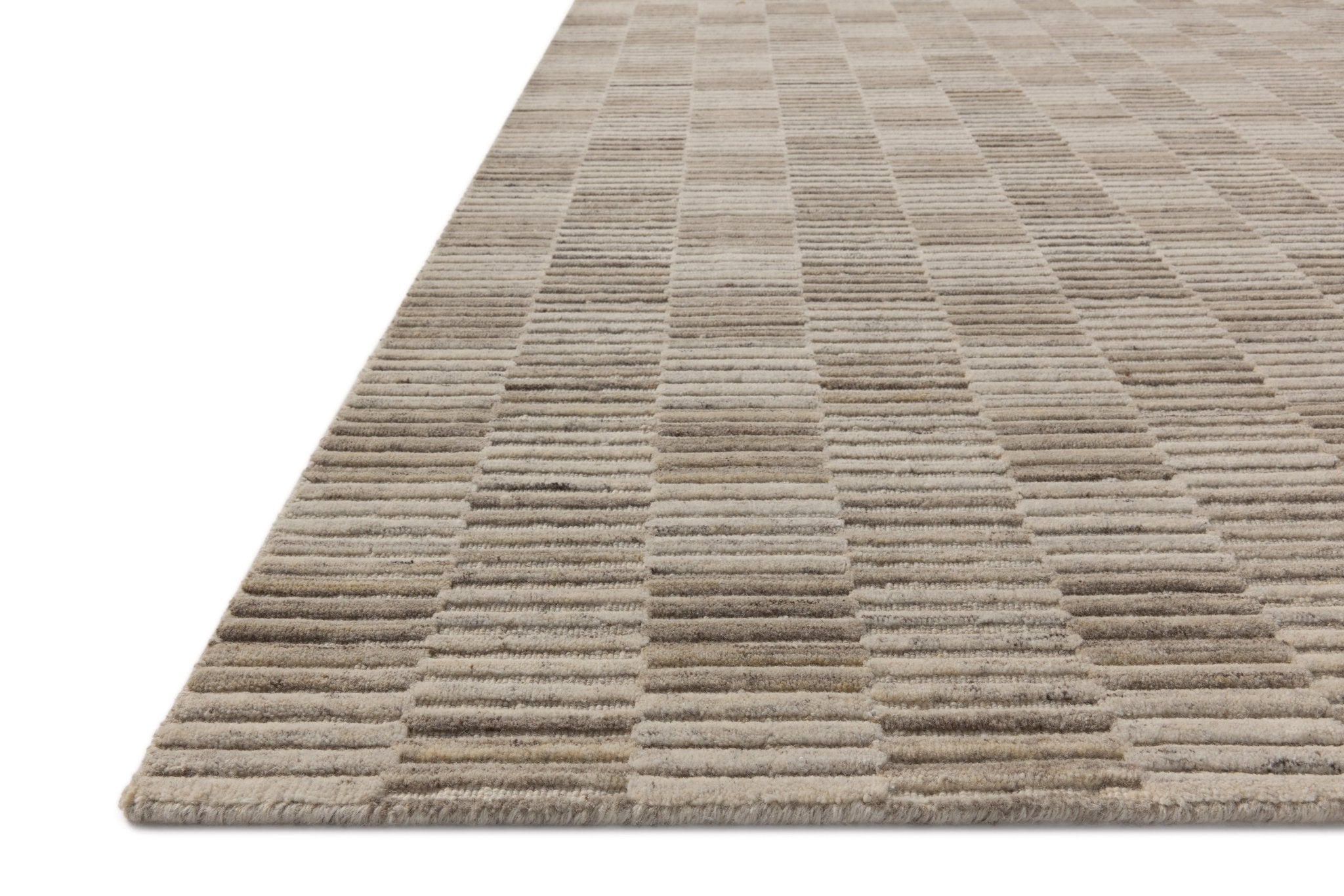 Amber Lewis x Loloi Marlowe Stone / Fog 11' - 6" x 15' Area Rug White Cliff Studio Area Rugs