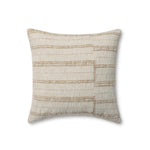 Amber Lewis x Loloi Mitzi Oatmeal 18'' x 18'' Pillow Covery Only White Cliff Studio Throw Pillows
