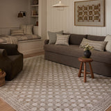 Amber Lewis x Loloi Mitzi Oatmeal 18'' x 18'' Pillow Covery Only White Cliff Studio Throw Pillows