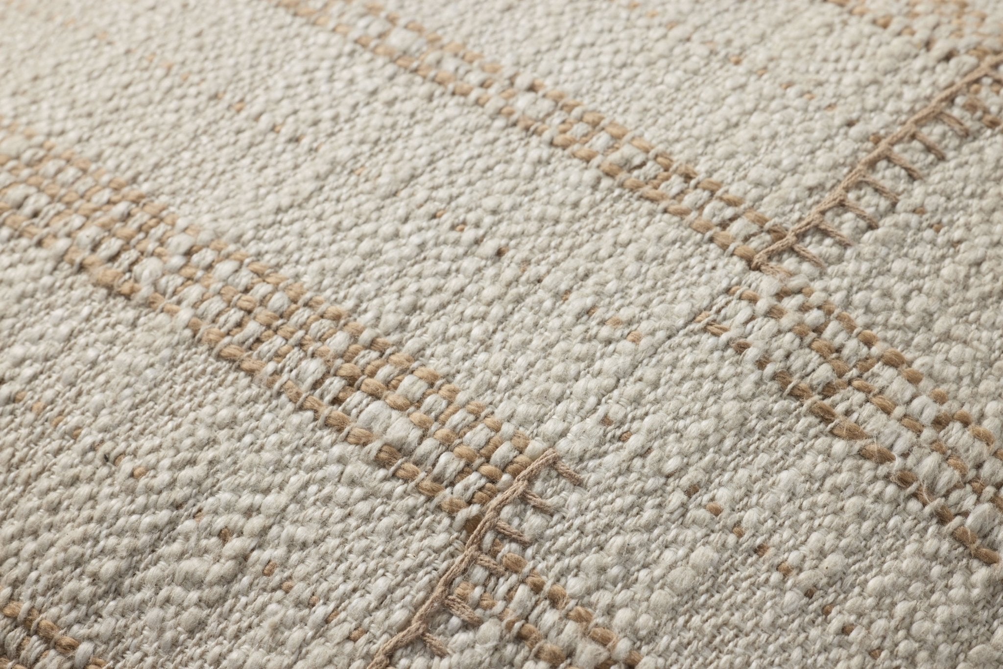 Amber Lewis x Loloi Mitzi Oatmeal 18'' x 18'' Pillow Covery Only White Cliff Studio Throw Pillows