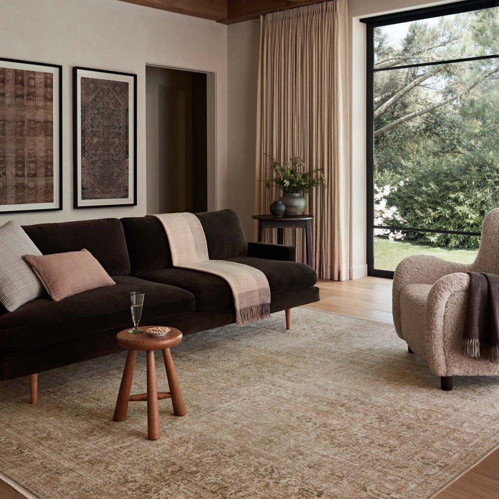 Amber Lewis x Loloi Molly Antique / Multi Rug White Cliff Studio Area Rugs