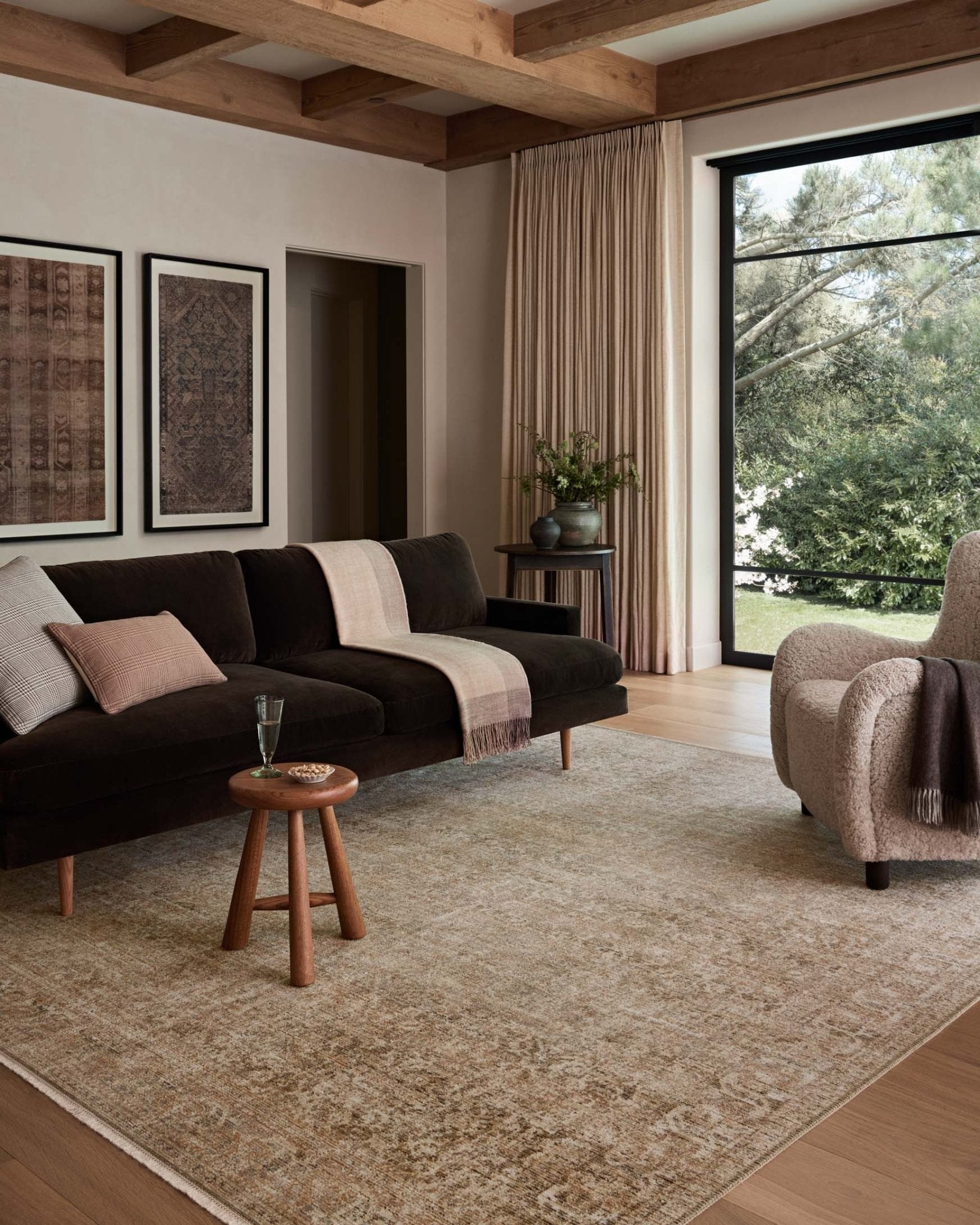 Amber Lewis x Loloi Molly Antique / Multi Rug White Cliff Studio Area Rugs