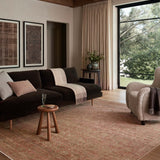 Amber Lewis x Loloi Molly Brick / Bark Rug White Cliff Studio Area Rugs