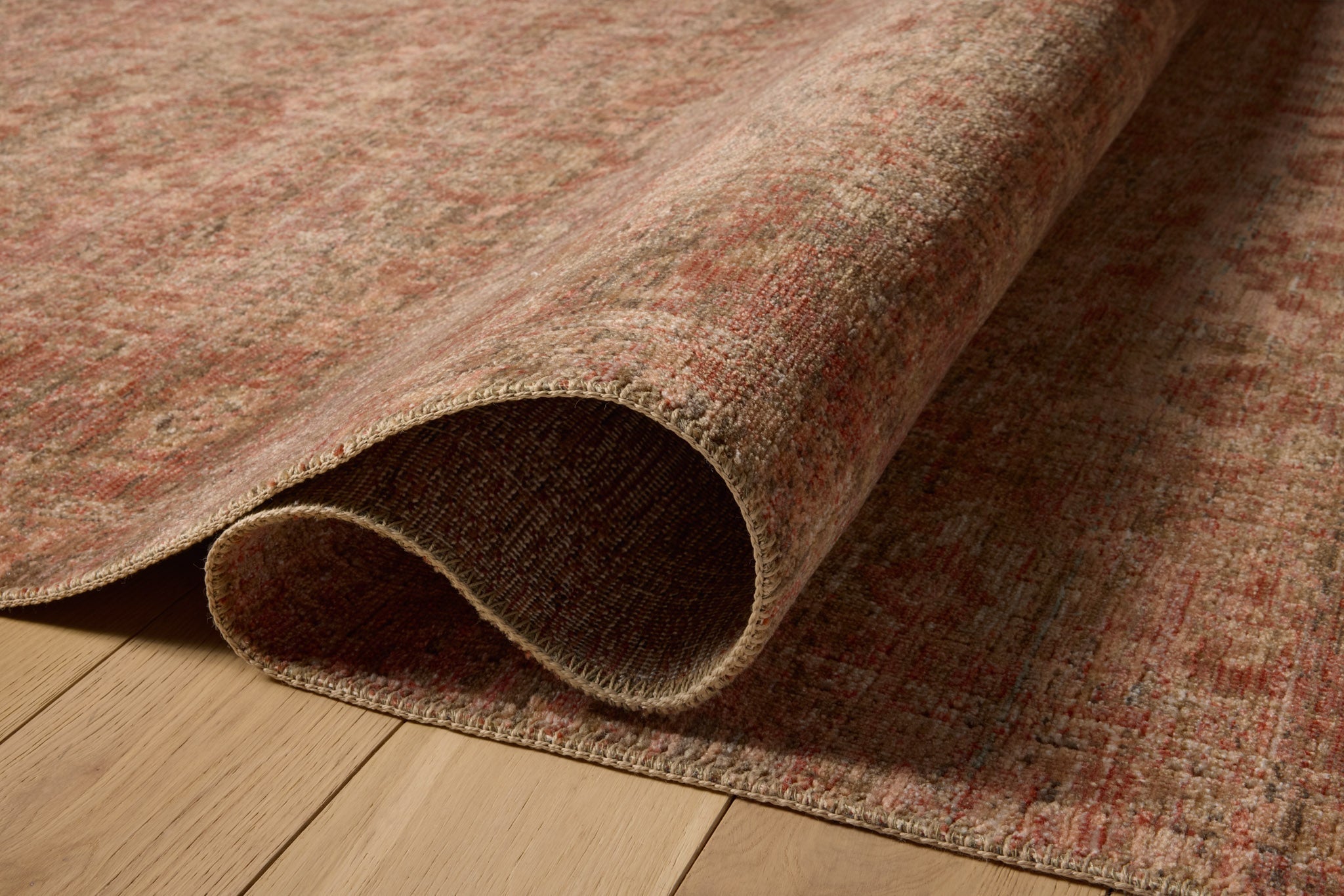 Amber Lewis x Loloi Molly Brick / Bark Rug White Cliff Studio Area Rugs