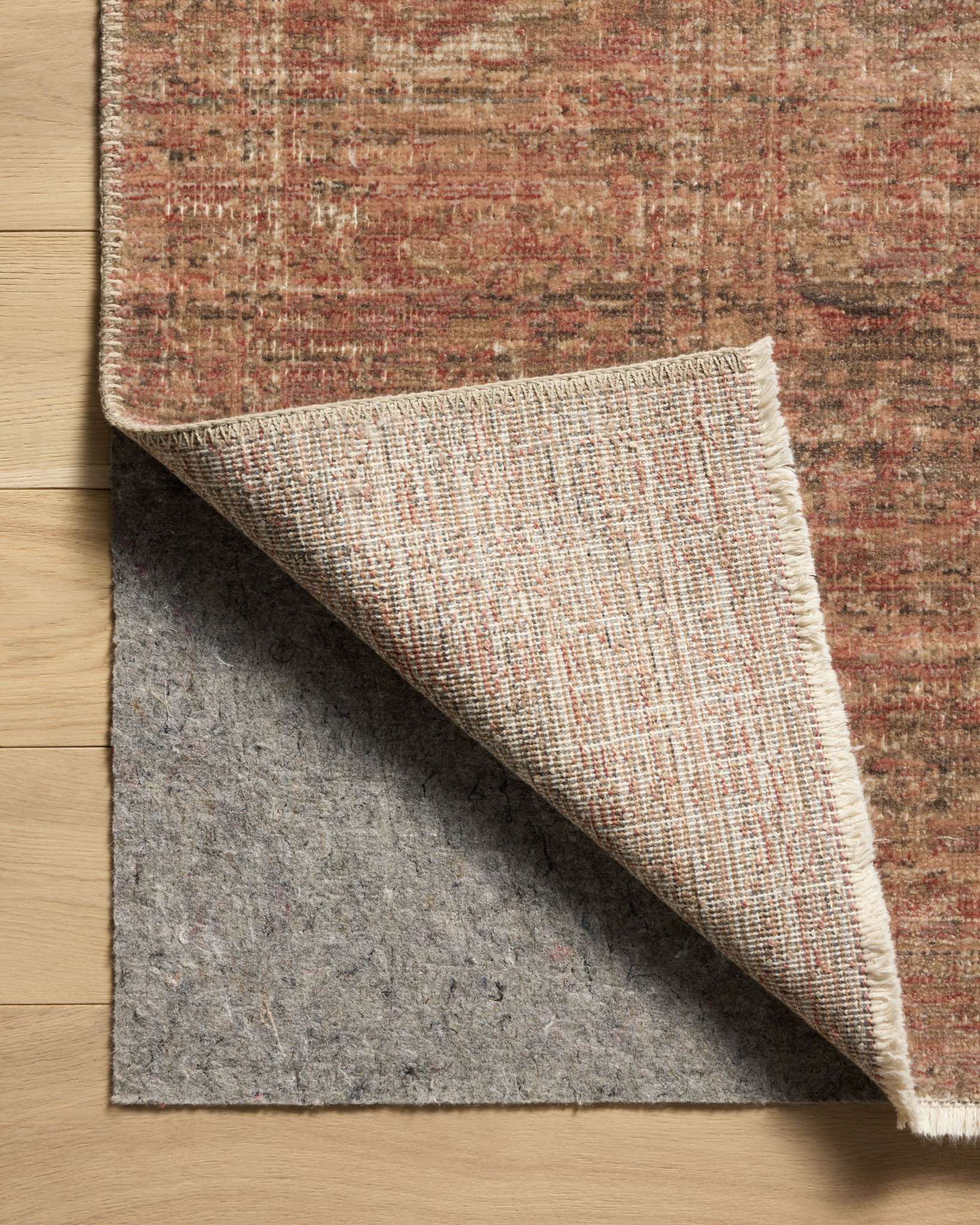 Amber Lewis x Loloi Molly Brick / Bark Rug White Cliff Studio Area Rugs