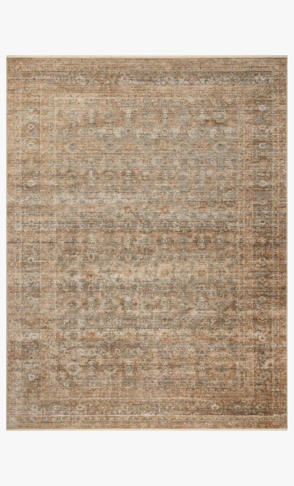 Amber Lewis x Loloi Molly Gold / Blue Rug White Cliff Studio Area Rugs