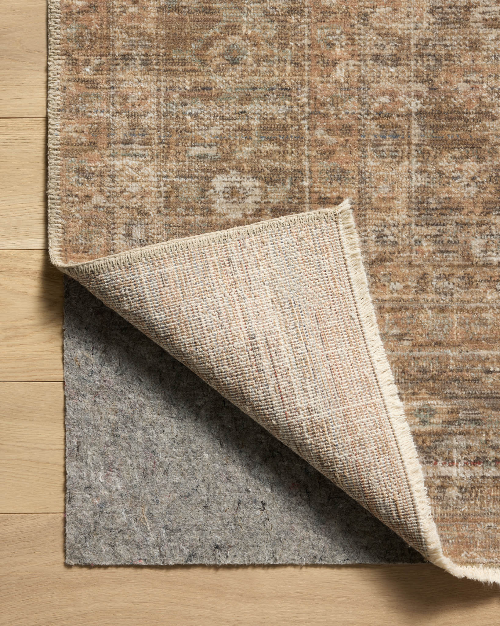 Amber Lewis x Loloi Molly Gold / Blue Rug White Cliff Studio Area Rugs