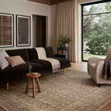 Amber Lewis x Loloi Molly Gold / Blue Rug White Cliff Studio Area Rugs