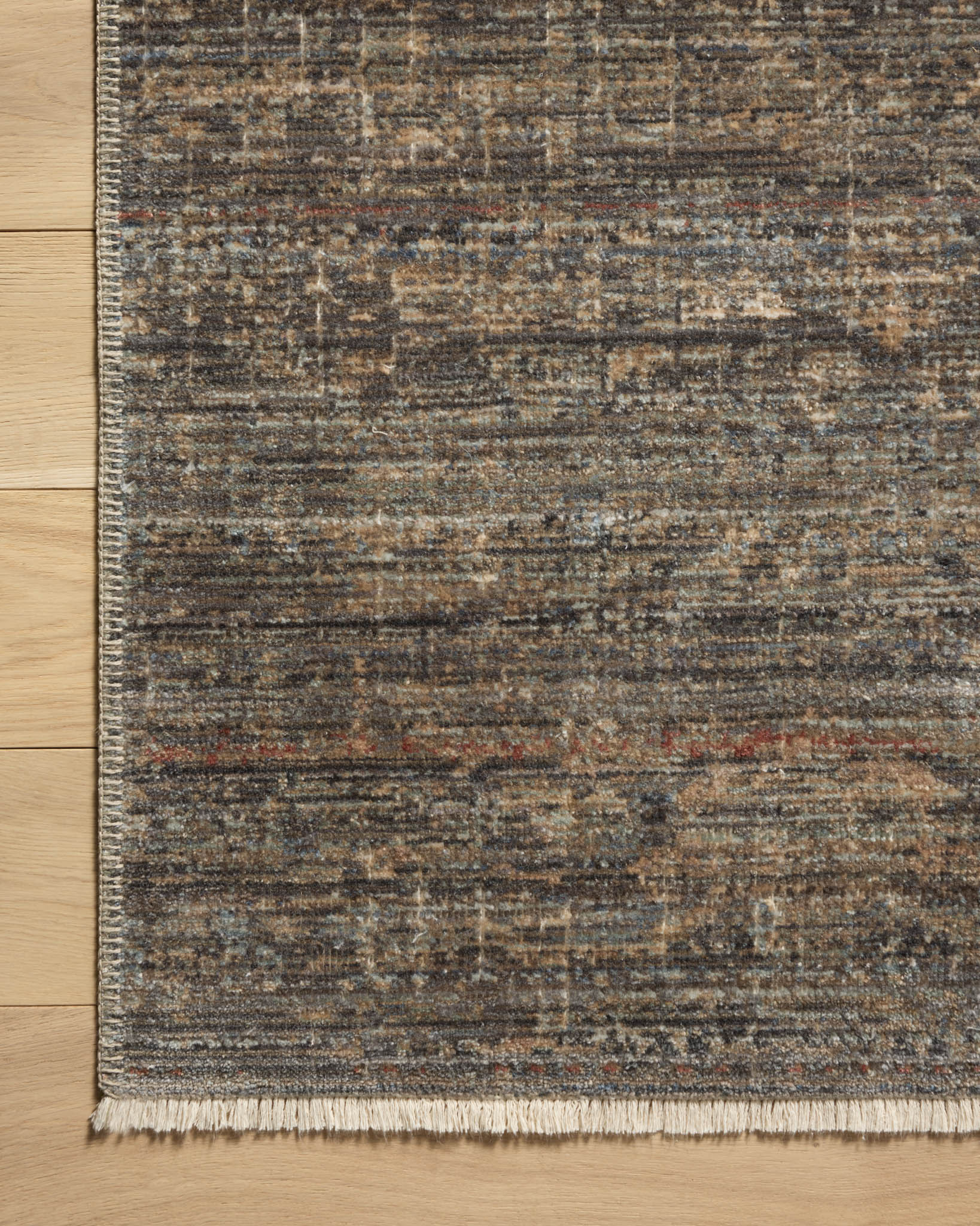 Amber Lewis x Loloi Molly Lagoon / Natural Rug White Cliff Studio Area Rugs