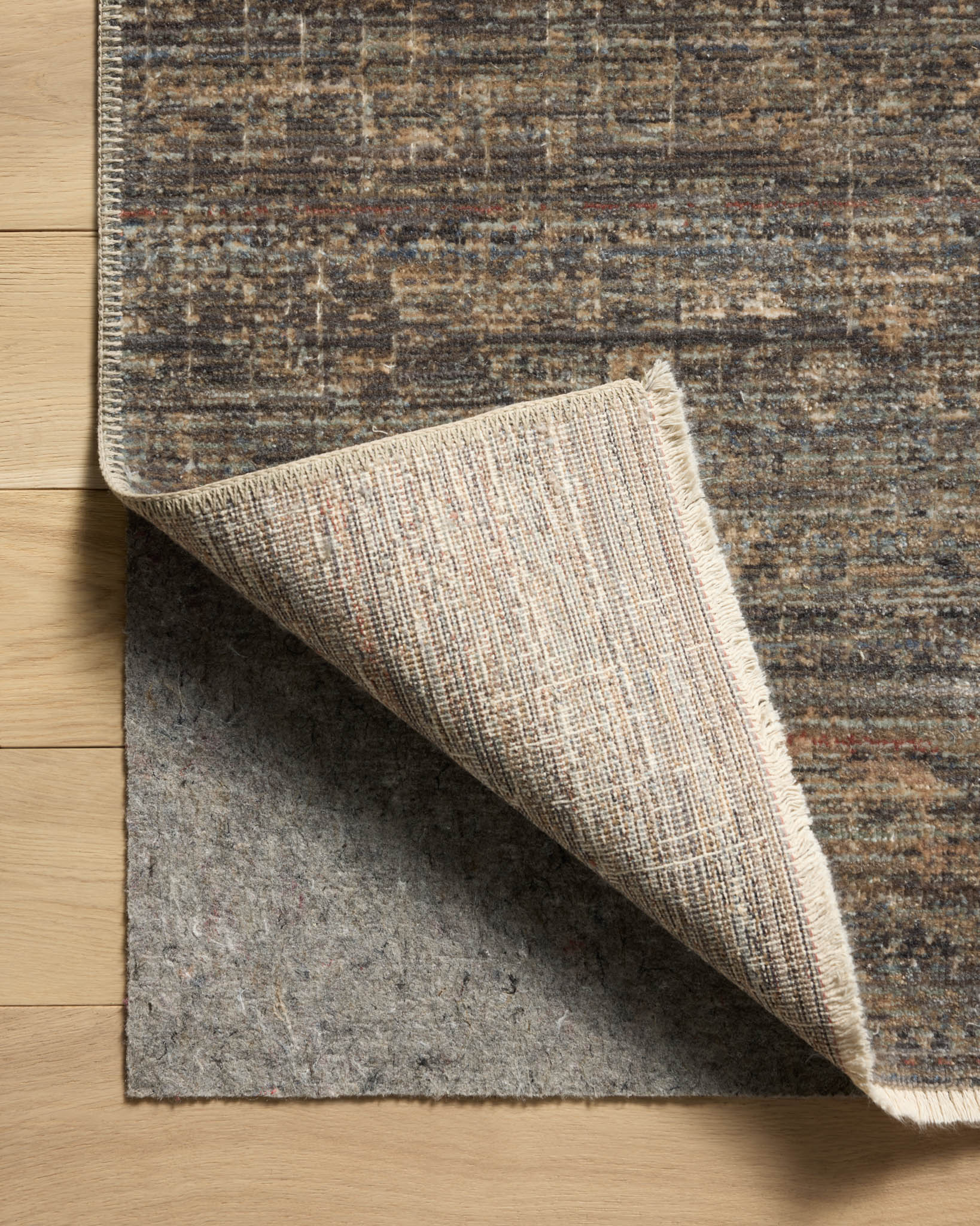 Amber Lewis x Loloi Molly Lagoon / Natural Rug White Cliff Studio Area Rugs