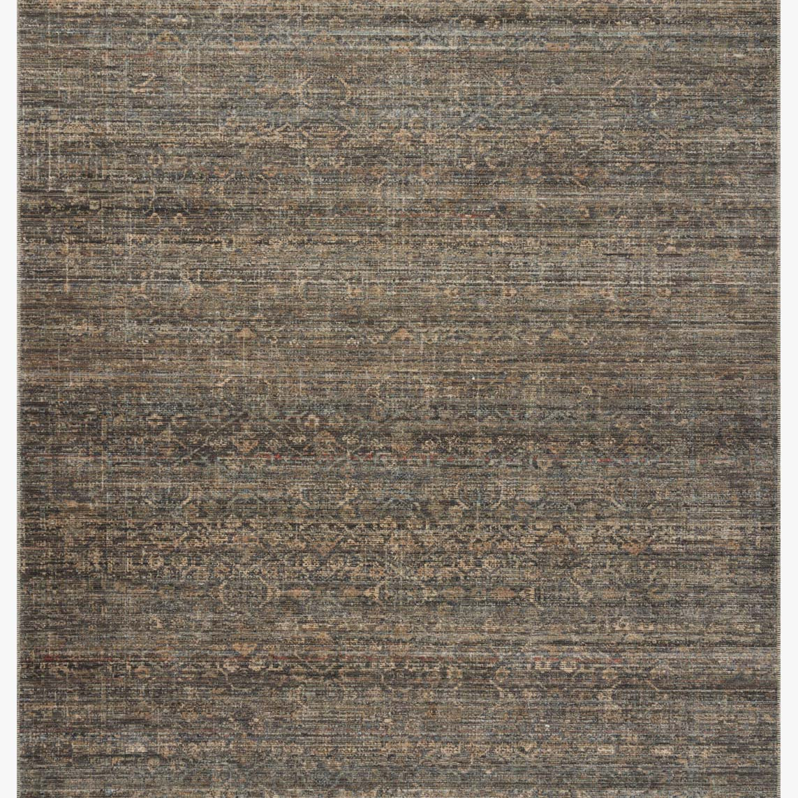 Amber Lewis x Loloi Molly Lagoon / Natural Rug White Cliff Studio Area Rugs