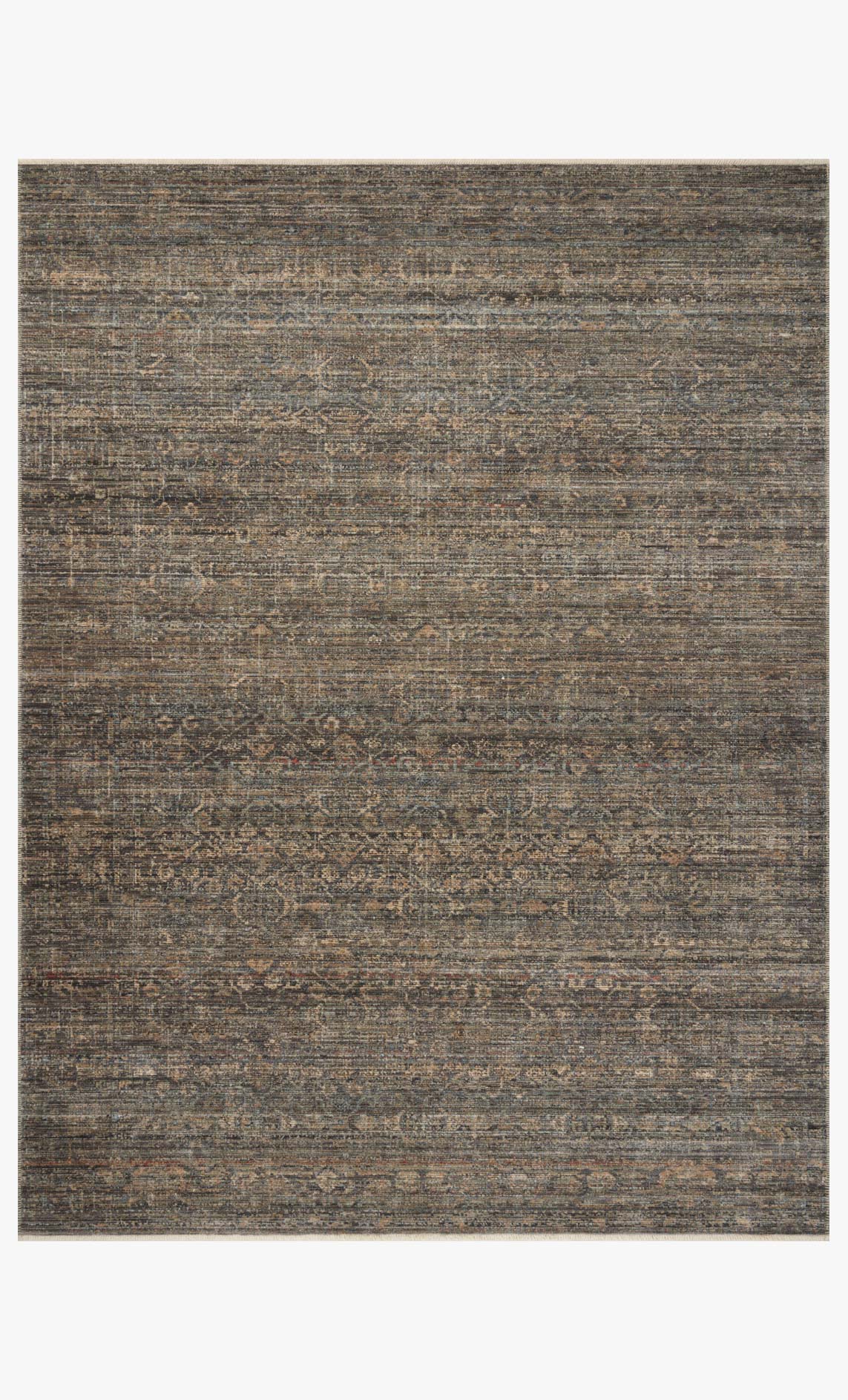 Amber Lewis x Loloi Molly Lagoon / Natural Rug White Cliff Studio Area Rugs