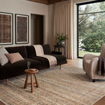 Amber Lewis x Loloi Molly Natural / Denim Rug White Cliff Studio Area Rugs