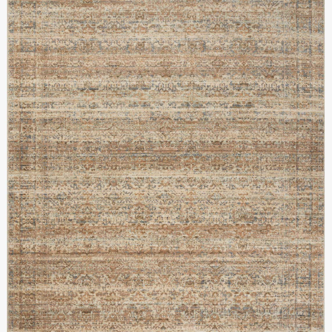 Amber Lewis x Loloi Molly Natural / Denim Rug White Cliff Studio Area Rugs
