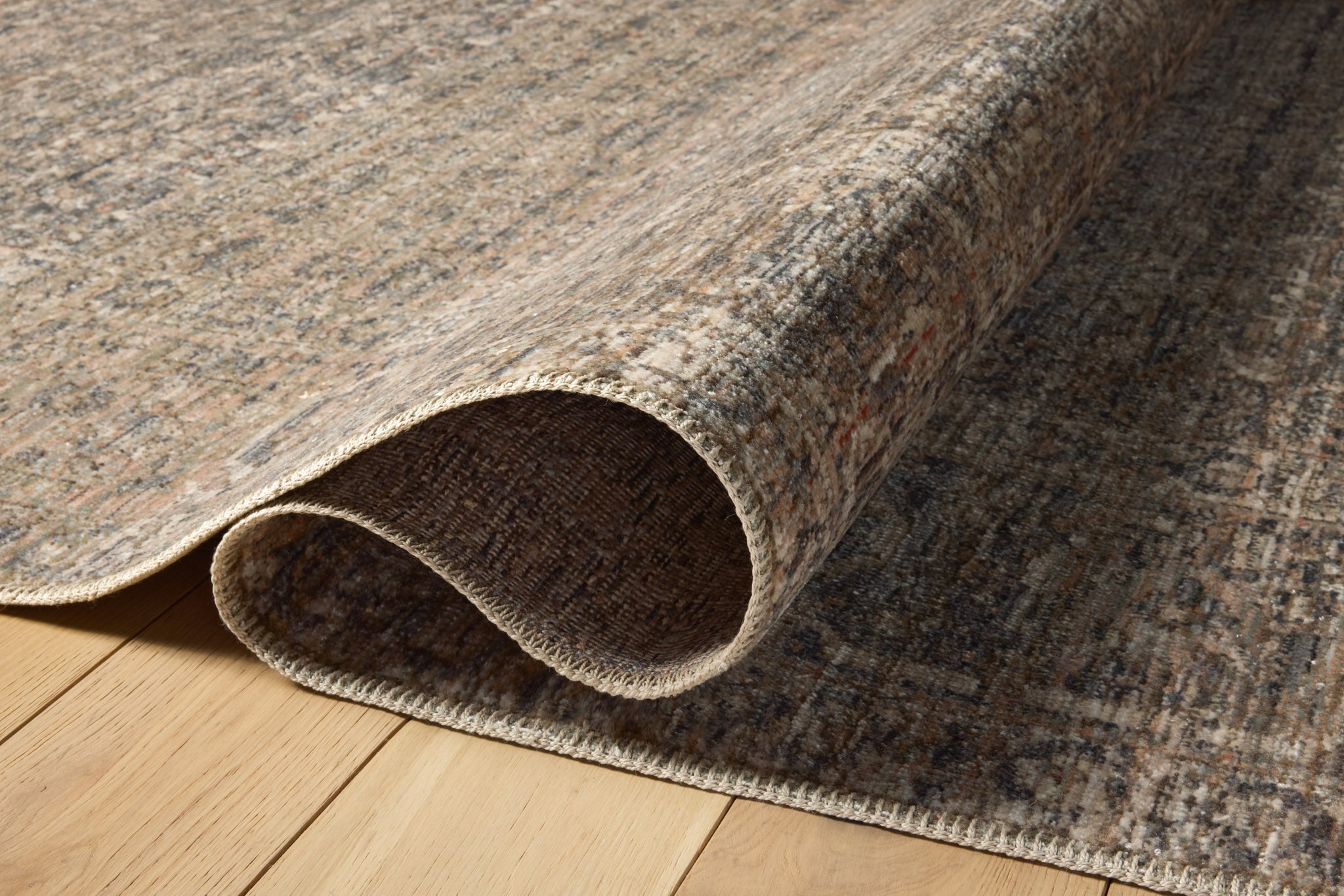 Amber Lewis x Loloi Molly Navy / Blush Rug White Cliff Studio Area Rugs