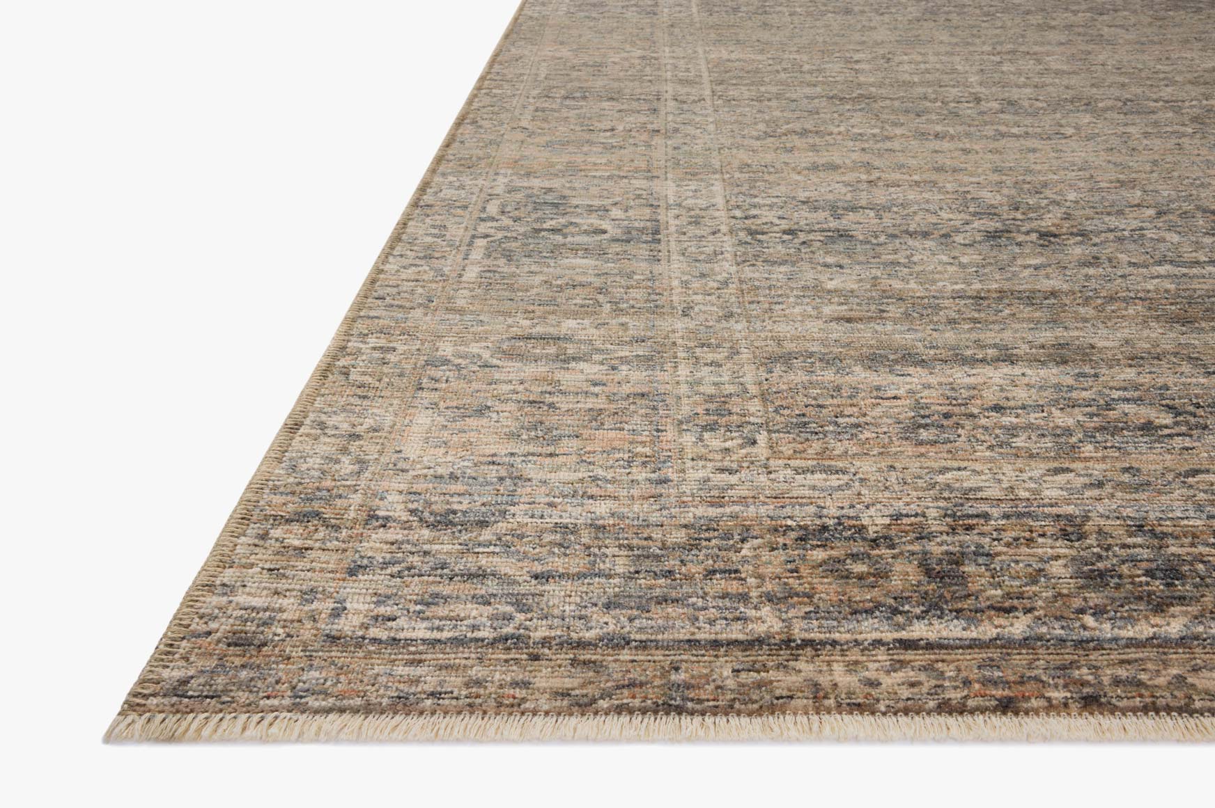 Amber Lewis x Loloi Molly Navy / Blush Rug White Cliff Studio Area Rugs