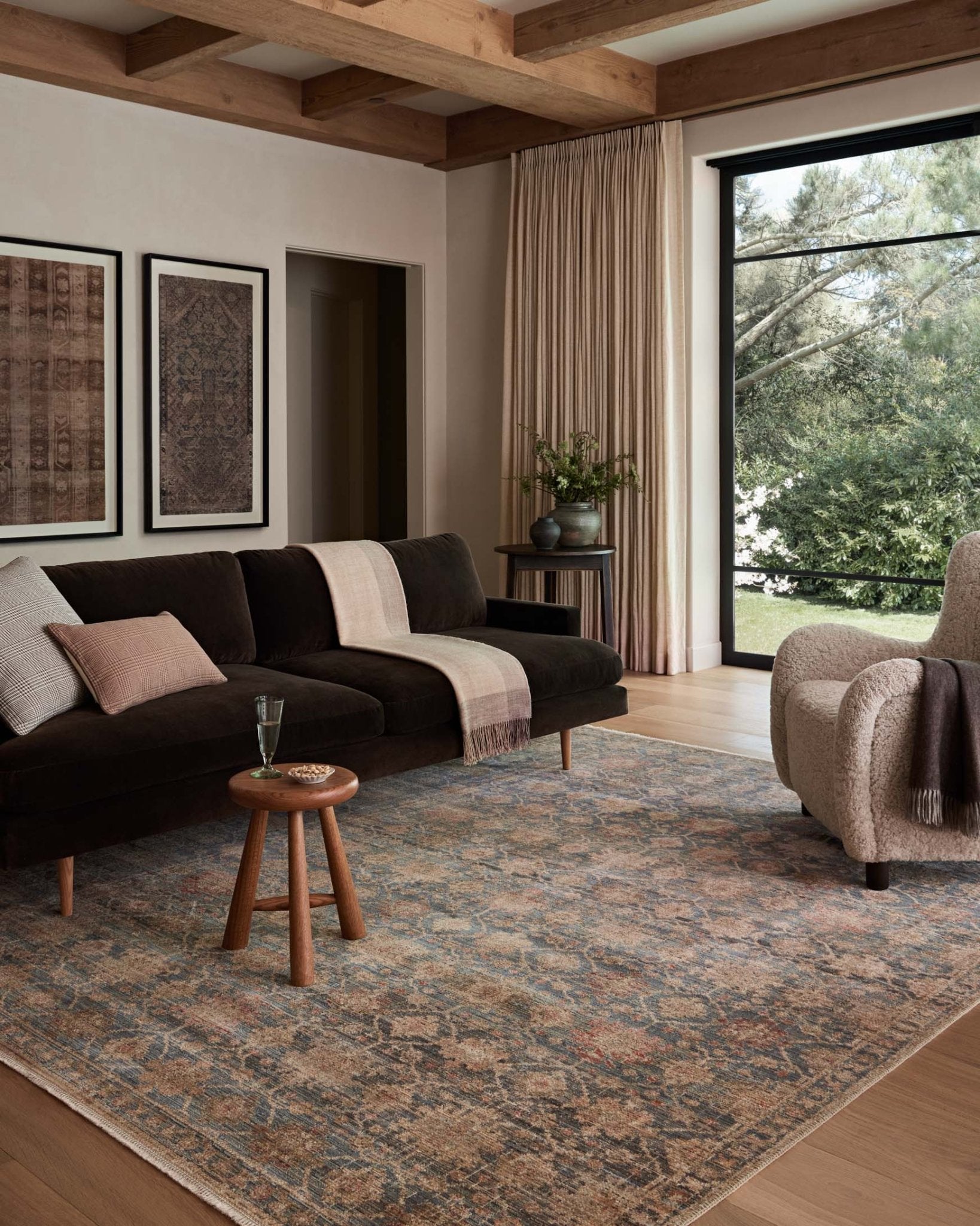 Amber Lewis x Loloi Molly Ocean Sunset Rug White Cliff Studio Area Rugs