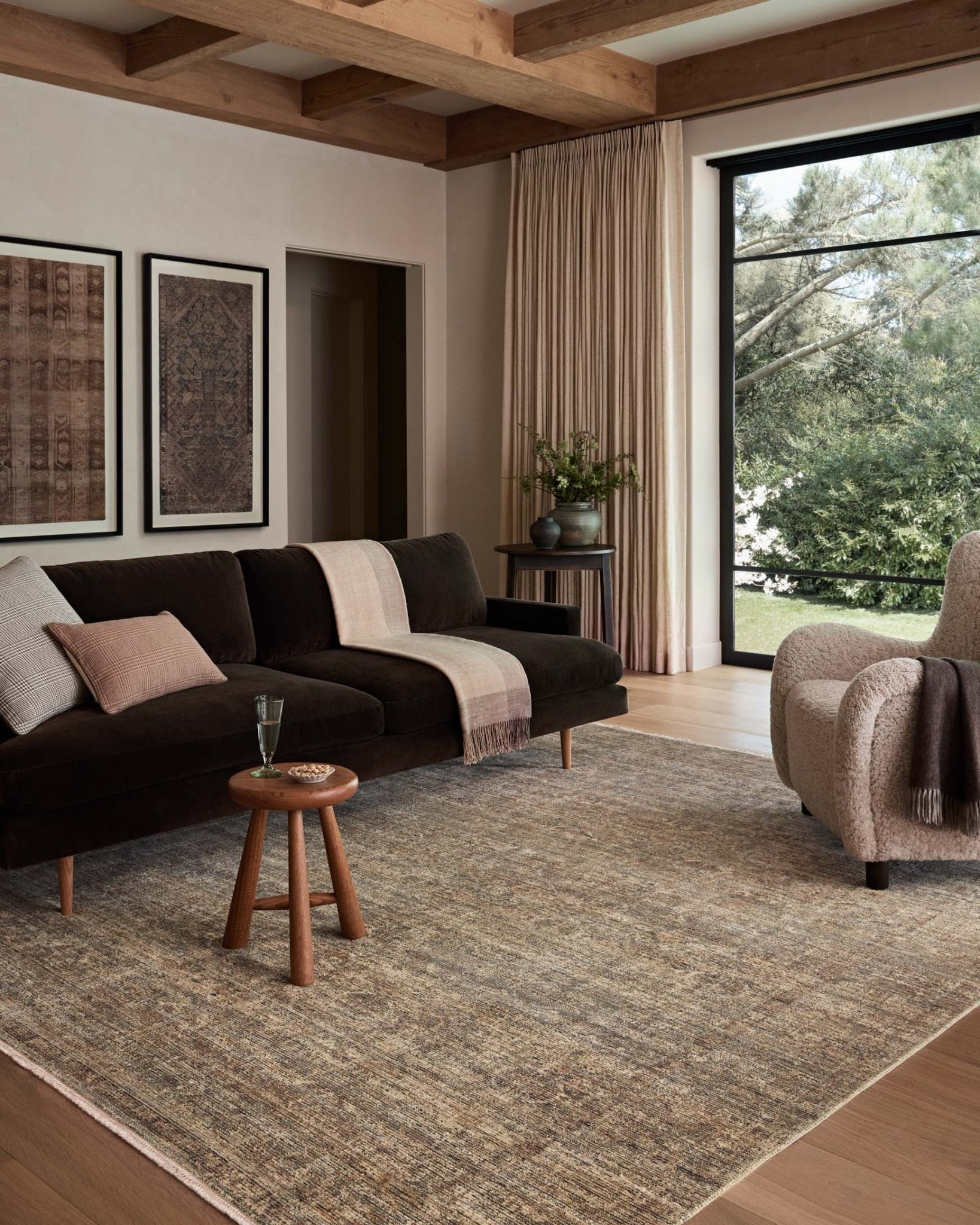 Amber Lewis x Loloi Molly Tobacco / Sage Rug White Cliff Studio Area Rugs