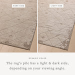 Amber Lewis x Loloi Monty Beige / Natural 11' - 6" x 15' Area Rug White Cliff Studio Area Rugs