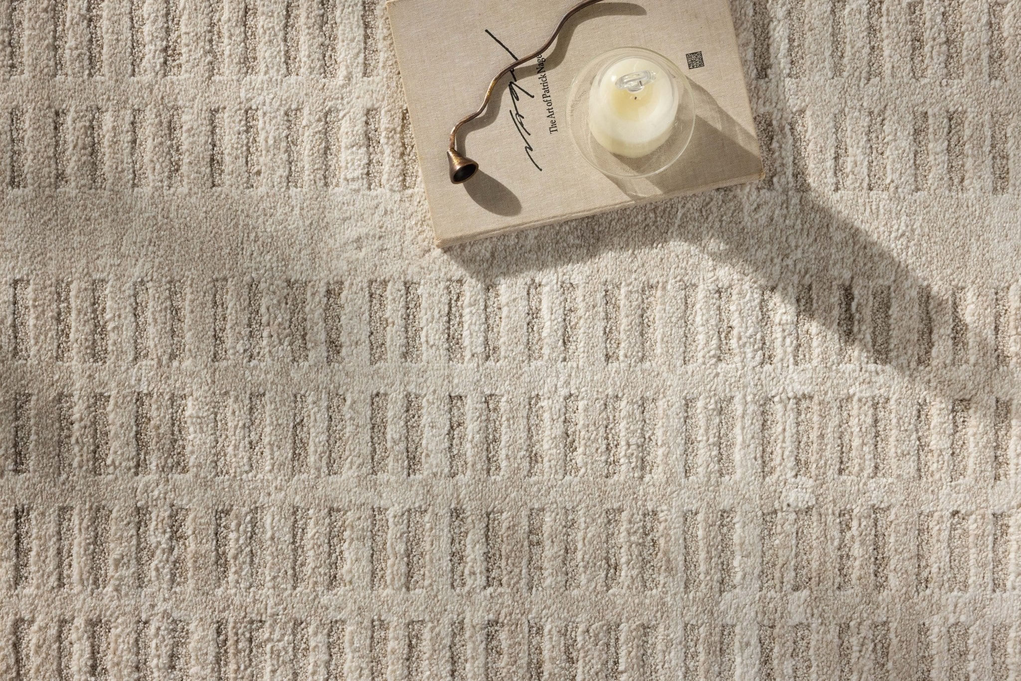 Amber Lewis x Loloi Monty Ivory / Beige 11' - 6" x 15' Area Rug White Cliff Studio Area Rugs