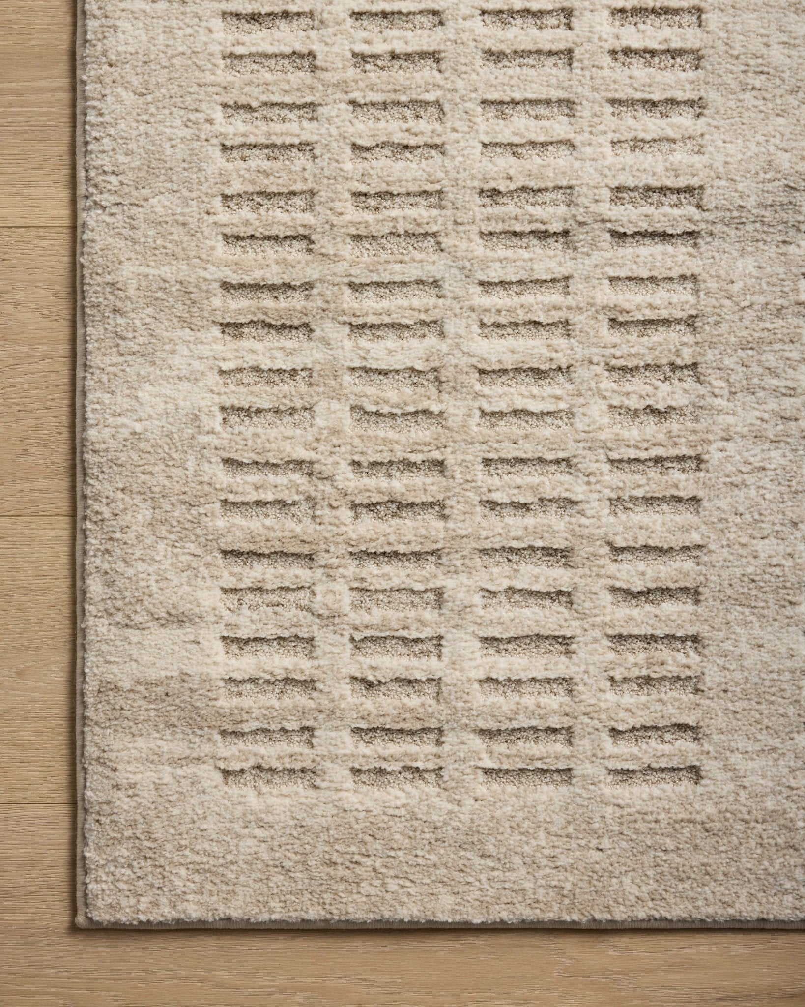 Amber Lewis x Loloi Monty Ivory / Beige 11' - 6" x 15' Area Rug White Cliff Studio Area Rugs
