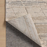 Amber Lewis x Loloi Monty Ivory / Natural 11' - 6" x 15' Area Rug White Cliff Studio Area Rugs