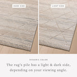 Amber Lewis x Loloi Monty Ivory / Natural 11' - 6" x 15' Area Rug White Cliff Studio Area Rugs