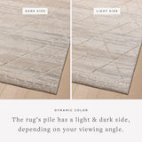 Amber Lewis x Loloi Monty Ivory / Natural 11' - 6" x 15' Area Rug White Cliff Studio Area Rugs