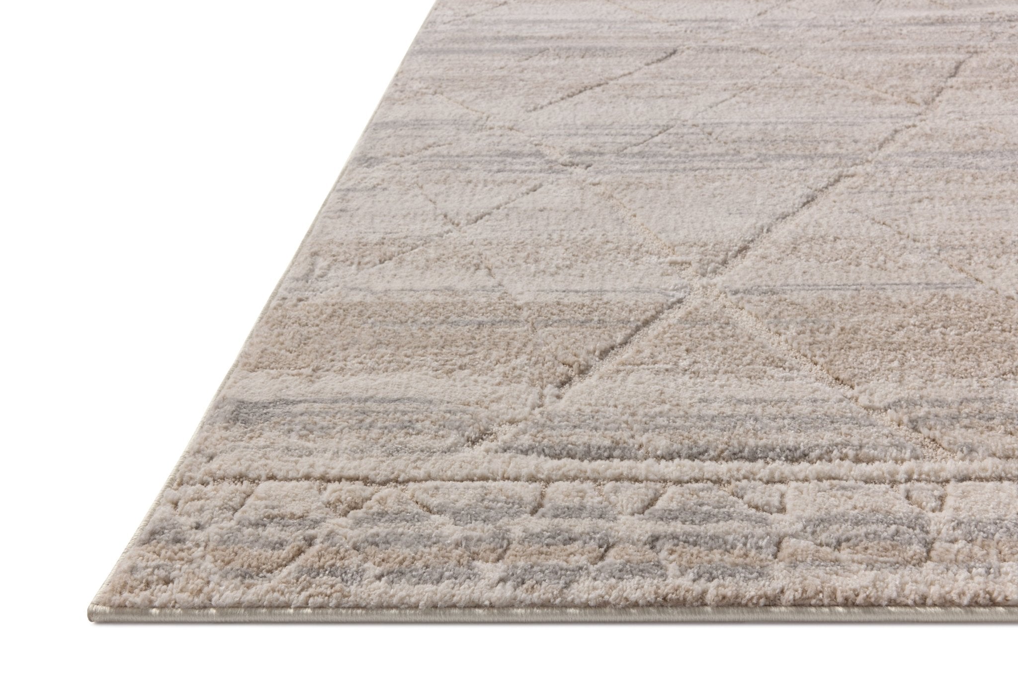 Amber Lewis x Loloi Monty Ivory / Natural 11' - 6" x 15' Area Rug White Cliff Studio Area Rugs