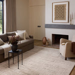 Amber Lewis x Loloi Monty Ivory / Taupe 11' - 6" x 15' Area Rug White Cliff Studio Area Rugs