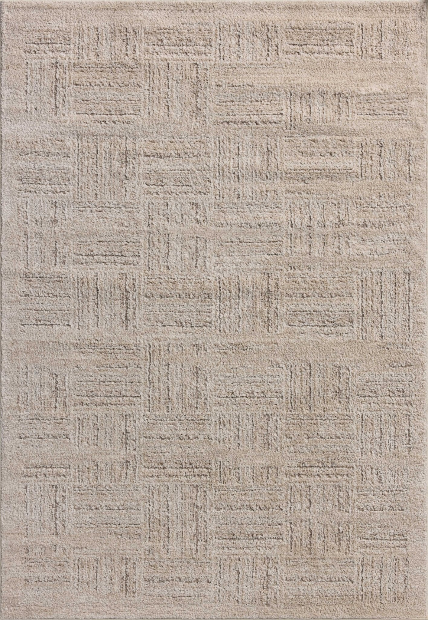 Amber Lewis x Loloi Monty Ivory / Taupe 11' - 6" x 15' Area Rug White Cliff Studio Area Rugs