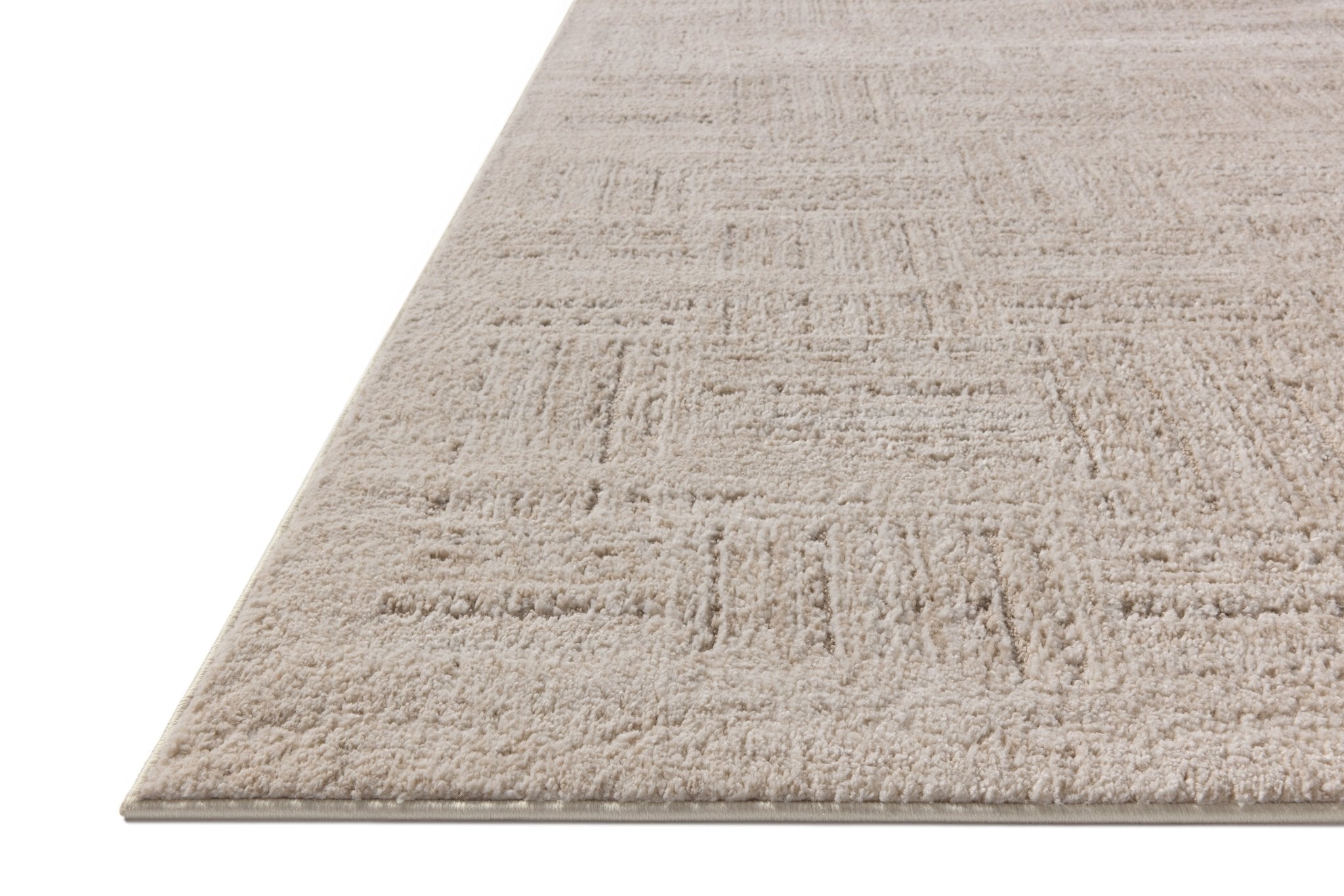 Amber Lewis x Loloi Monty Ivory / Taupe 11' - 6" x 15' Area Rug White Cliff Studio Area Rugs