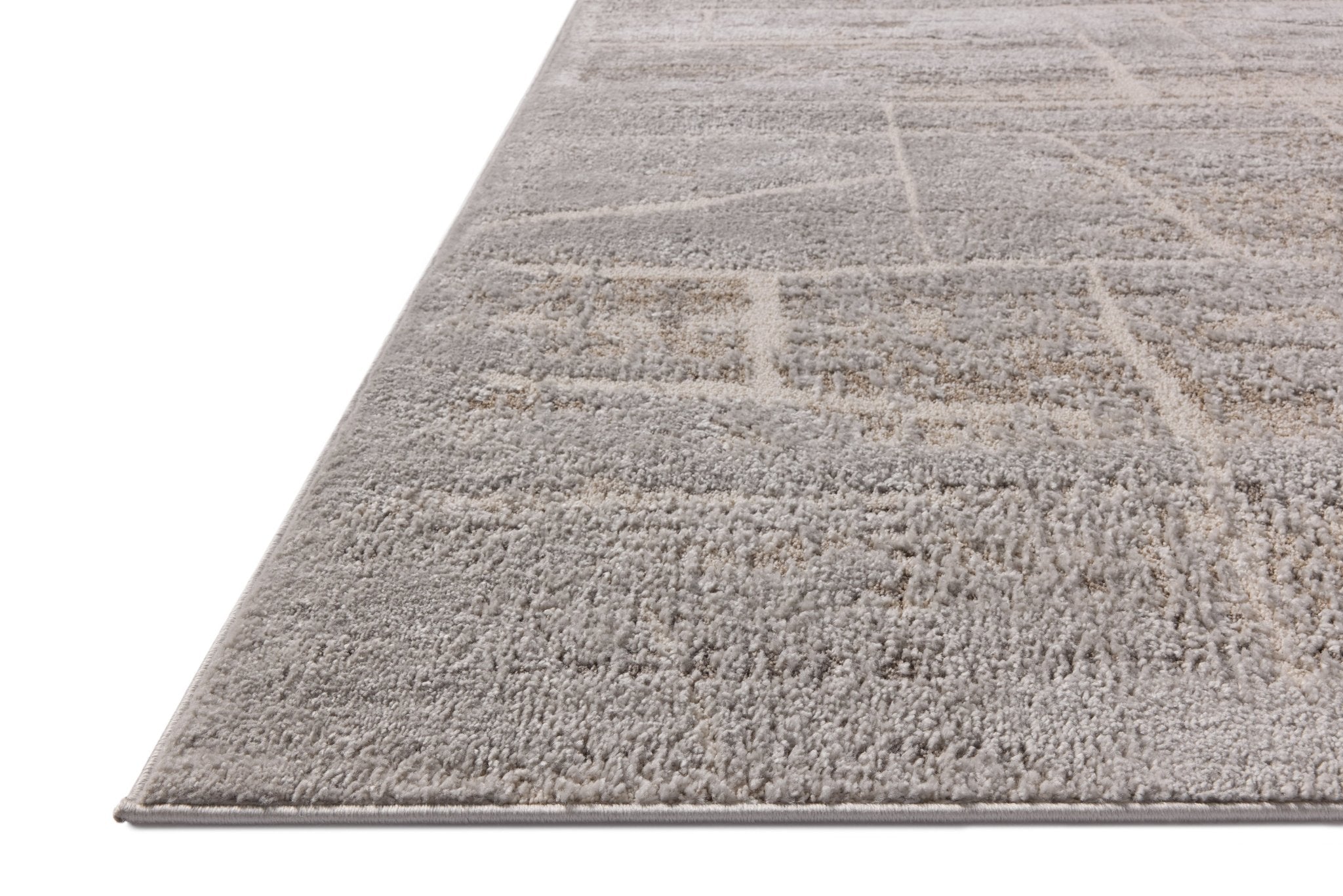 Amber Lewis x Loloi Monty Natural / Mist 11' - 6" x 15' Area Rug White Cliff Studio Area Rugs
