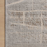 Amber Lewis x Loloi Monty Natural / Mist 11' - 6" x 15' Area Rug White Cliff Studio Area Rugs