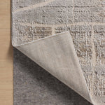 Amber Lewis x Loloi Monty Natural / Mist 11' - 6" x 15' Area Rug White Cliff Studio Area Rugs
