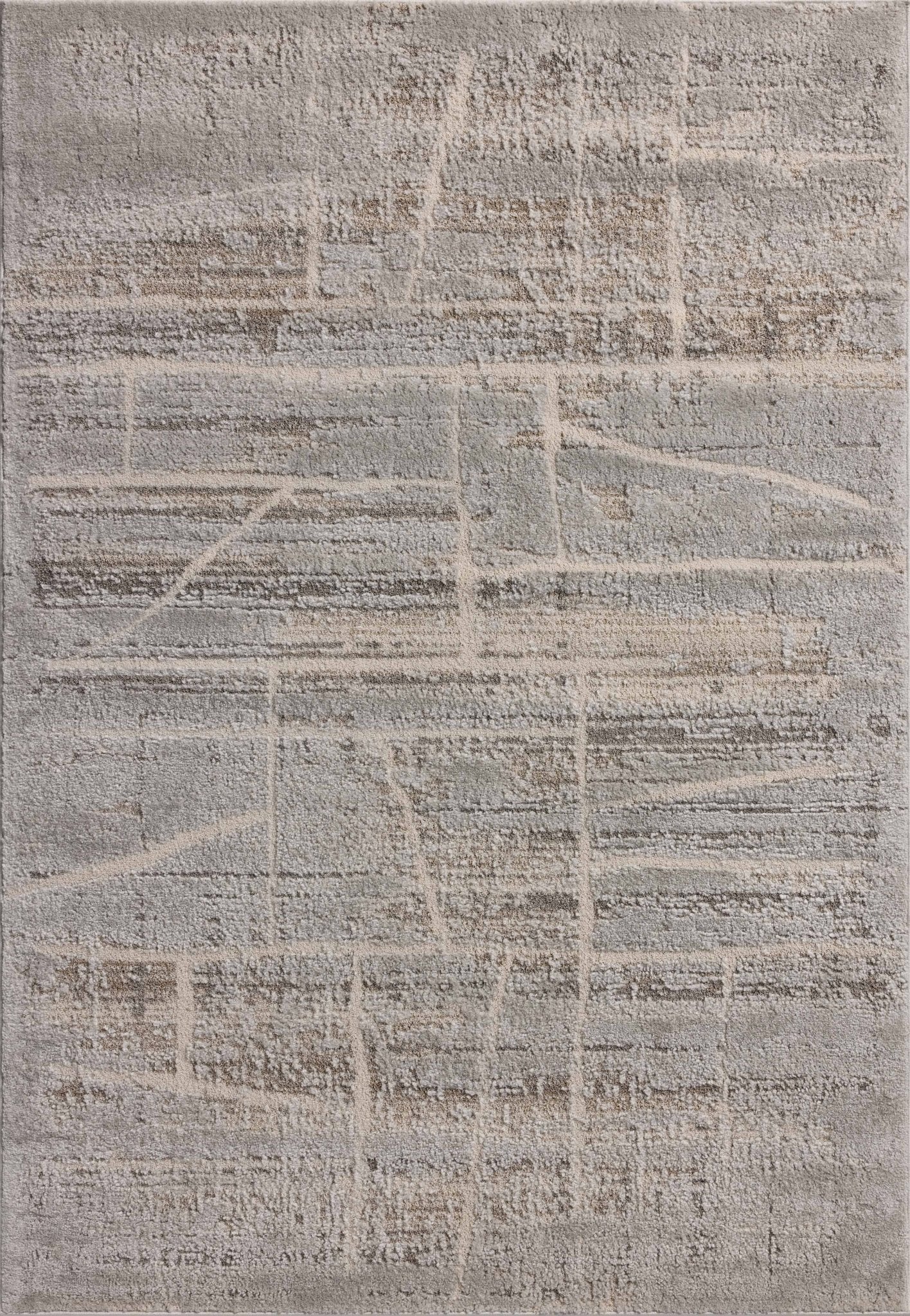 Amber Lewis x Loloi Monty Natural / Mist 11' - 6" x 15' Area Rug White Cliff Studio Area Rugs