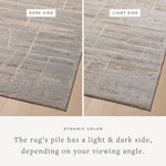 Amber Lewis x Loloi Monty Natural / Mist 11' - 6" x 15' Area Rug White Cliff Studio Area Rugs