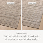 Amber Lewis x Loloi Monty Pebble / Beige 11' - 6" x 15' Area Rug White Cliff Studio Area Rugs