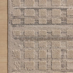 Amber Lewis x Loloi Monty Pebble / Beige 11' - 6" x 15' Area Rug White Cliff Studio Area Rugs