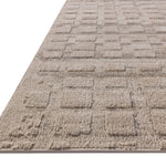 Amber Lewis x Loloi Monty Pebble / Beige 11' - 6" x 15' Area Rug White Cliff Studio Area Rugs
