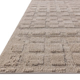Amber Lewis x Loloi Monty Pebble / Beige 11' - 6" x 15' Area Rug White Cliff Studio Area Rugs