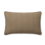 Amber Lewis x Loloi Navarro Brown 13'' x 21'' Pillow Covery Only White Cliff Studio Throw Pillows